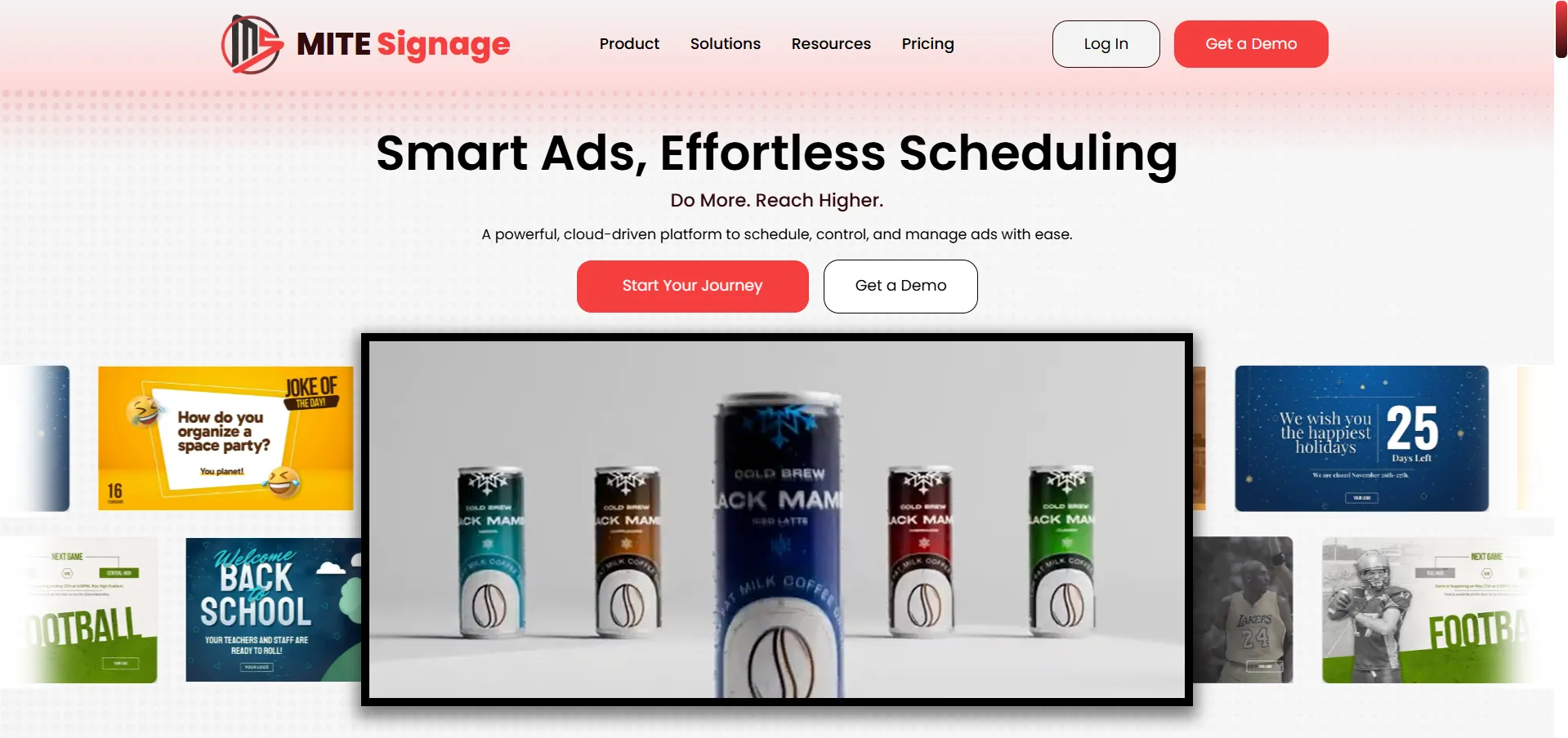 Digital Signage Website